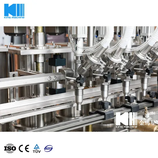 Automatische plastic flesvulmachine voor desinfectan alcohol HDPE -fles