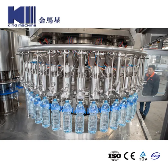 Watervuller op snelheid 5000 b/h 1500 ml. 3 in één. 500 ml vullen. Fles en 1500 ml. Flesronde vorm 300 mm. Flesje