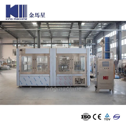 King Machine Automatic 3 in 1 Pet Bottle Liquid drank Drink Mineraal Soda Water Vulling Bottel Bottel Makelmachine