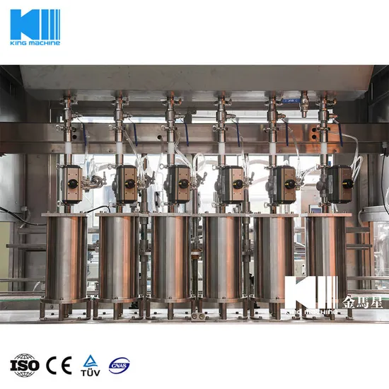 Automatische plastic flesvulmachine voor desinfectan alcohol HDPE -fles