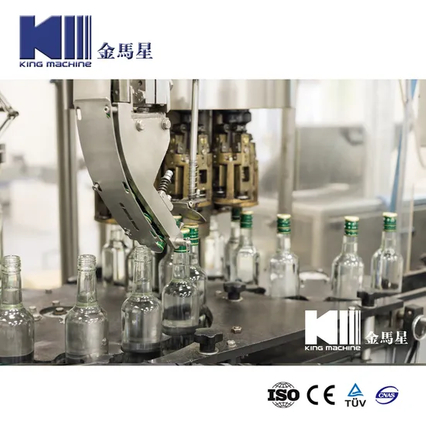 Automatische wijn- en wodka -flessenvulling & aftapmachine waterproductielijngereedschapsapparatuur