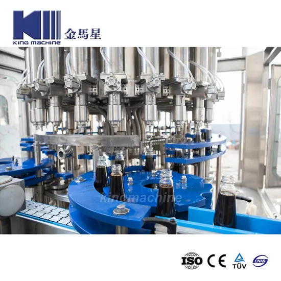 Volledige automatische glazen fles sojasausvulmachine met CE en ISO
